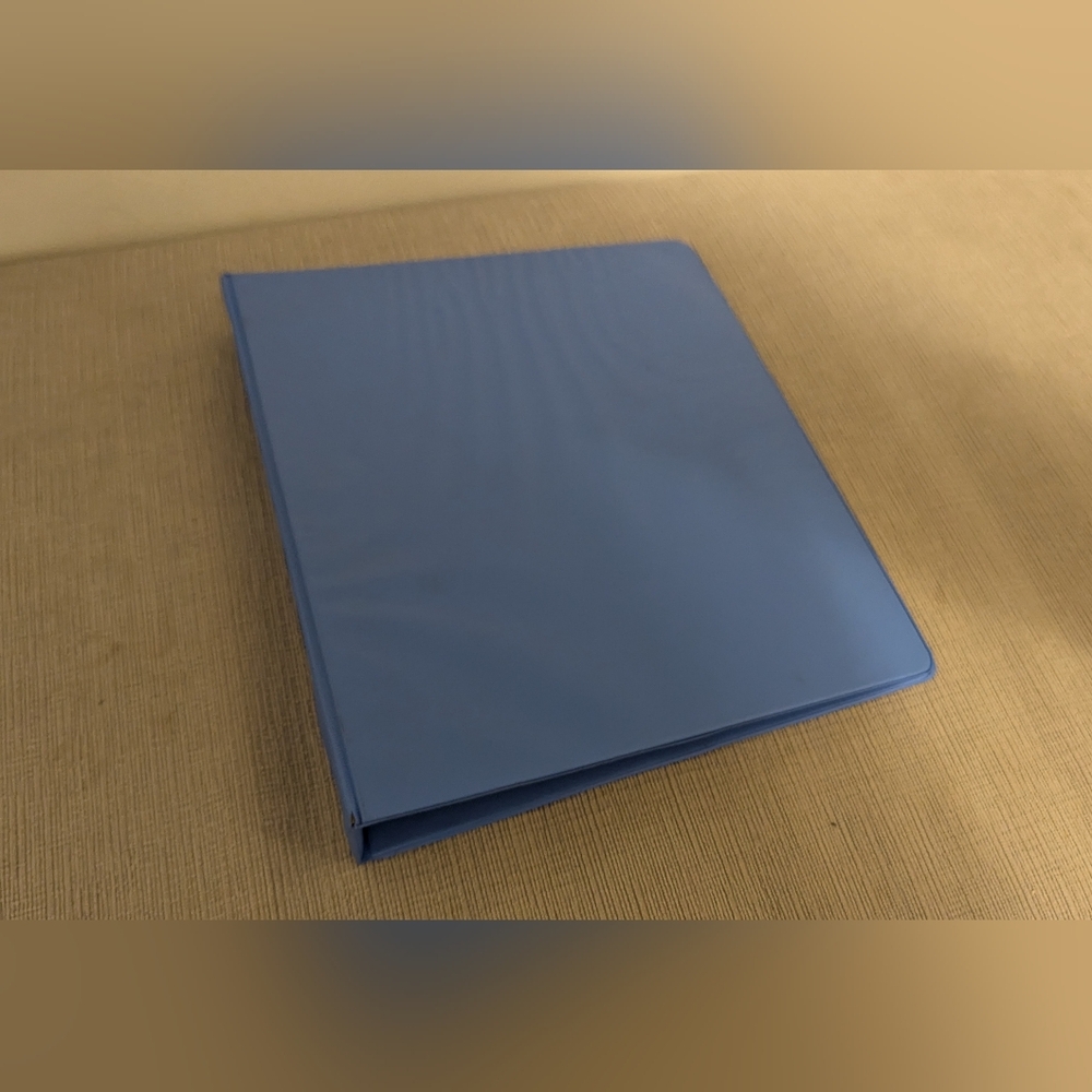Blue 3-Ring Binder